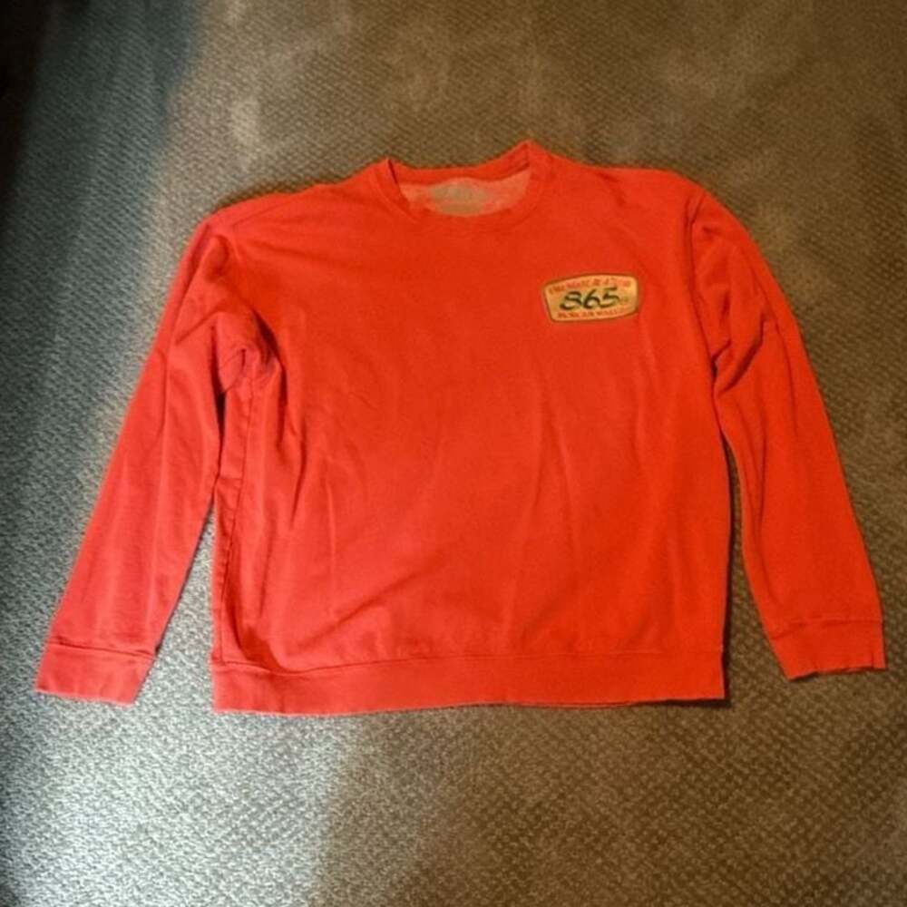 Morgan Wallen One Night At A Time 865 Red Long Sleeve Crewneck Sweatshirt